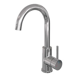 Brauer Edition Hoge Opbouw Wastafelkraan met Draaibare Ronde Uitloop - Model A - Chrome