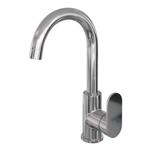 Brauer Edition Hoge Opbouw Wastafelkraan met Draaibare Ronde Uitloop - Model C - Chrome