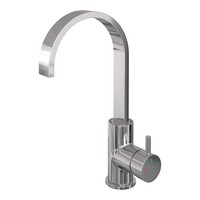 Brauer Brauer Chrome Edition Opbouw Wastafelmengkraan met Draaibare Uitloop - Plat - Hoog - Hendel Model B - Chroom