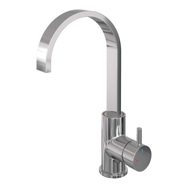 Brauer Brauer Chrome Edition Opbouw Wastafelmengkraan met Draaibare Uitloop - Plat - Hoog - Hendel Model B - Chroom