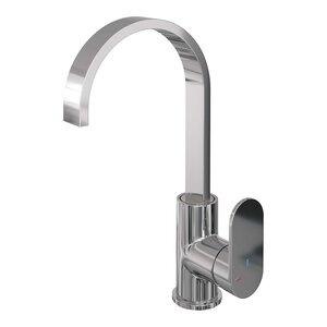 Brauer Edition Opbouw Wastafelmengkraan met Draaibare Uitloop - Plat - Hoog - Chroom