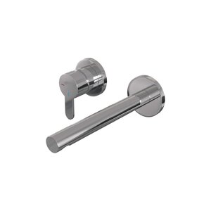 Brauer Edition Inbouw Wastafelkraan met Rechte Uitloop & Rozetten  - Model D2 - Chrome