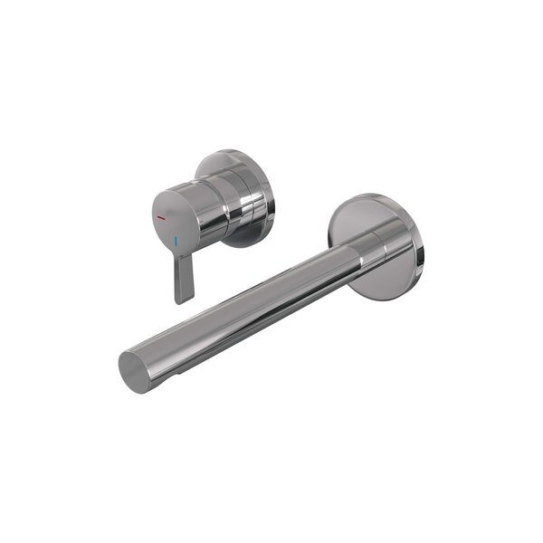 Brauer Brauer Chrome Edition Inbouw Wastafelmengkraan met Rechte Uitloop & Rozetten - Model E2 - Hendel Links - Chroom