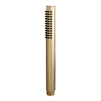 Brauer Brauer Gold Edition Thermostatische Opbouw Badkraan met Omstel, Glijstang, Staafhanddouche & Doucheslang - Set 1 - Draaiknoppen - PVD - Geborsteld Goud