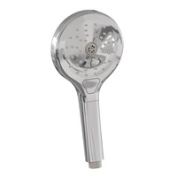 Brauer Brauer Chrome Edition Thermostatische Inbouw Badkraan met Omstel, Badvulcombinatie, Drukknoppen, Wandhouder met Wateruitlaat, 3-Standen Handdouche & Doucheslang - Set 4 - Draaiknoppen - Chroom