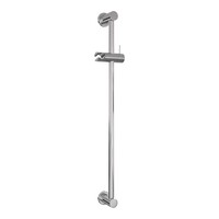 Brauer Brauer Chrome Edition Doucheset: Thermostatische Opbouwkraan met Glijstang, Staafhanddouche & Doucheslang - Set 1 - Draaiknoppen - Chroom