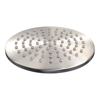 Brauer Brauer Brushed Editon Regendoucheset: Thermostatische Opbouwkraan met Omstel, Stijgbuis, Douchekop 20cm, 3-Standen Handdouche & Doucheslang - Set 2 - Draaiknoppen - PVD - Geborsteld RVS