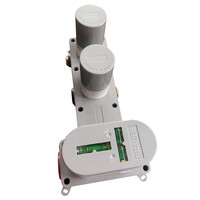 Brauer Brauer Gold Editon Regendoucheset:  Thermostatische Inbouwkraan met Stopkranen, Plafondarm, Douchekop 20cm, Wandhouder met Wateruitlaat, Staafhanddouche & Doucheslang - Set 5 - Draaiknoppen - PVD - Geborsteld Goud