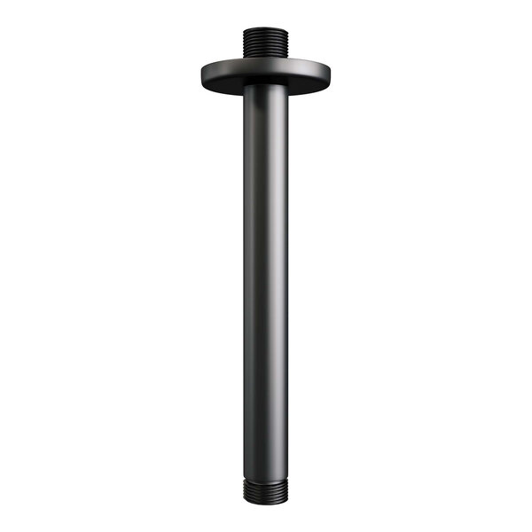 Brauer Brauer Black Editon Regendoucheset:  Thermostatische Inbouwkraan met Stopkranen, Plafondarm, Douchekop Ø30cm, Wandhouder met Wateruitlaat, Staafhanddouche & Doucheslang - Set 6 - Draaiknoppen - Mat Zwart