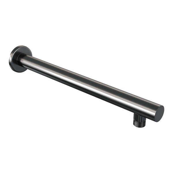 Brauer Brauer Gunmetal Editon Regendoucheset:  Thermostatische Inbouwkraan met Stopkranen, Rechte Wandarm, Douchekop 30cm, Wandhouder met Wateruitlaat, 3-Standen Handdouche & Doucheslang - Set 8 - Draaiknoppen - PVD - Geborsteld Gunmetal