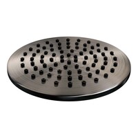 Brauer Brauer Gunmetal Editon Regendoucheset:  Thermostatische Inbouwkraan met Stopkranen, Gebogen Wandarm, Douchekop 20cm, Wandhouder met Wateruitlaat, 3-Standen Handdouche & Doucheslang - Set 9 - Draaiknoppen - PVD - Geborsteld Gunmetal