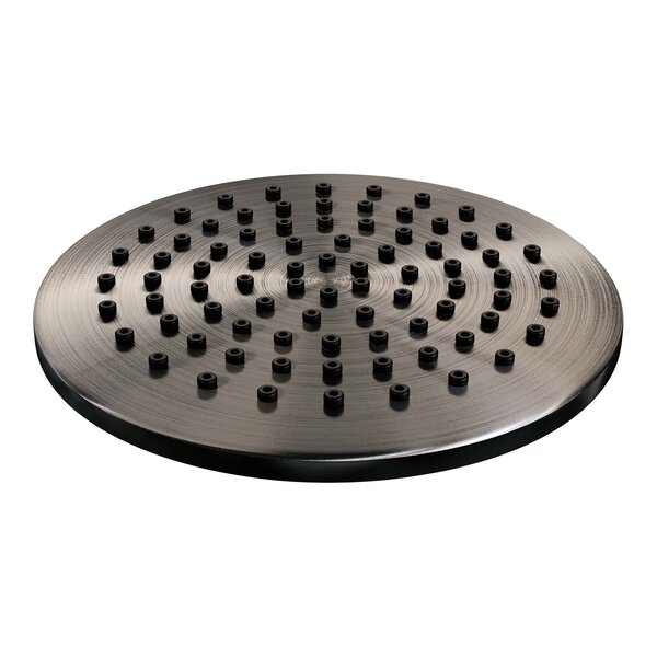 Brauer Brauer Gunmetal Editon Regendoucheset:  Thermostatische Inbouwkraan met Stopkranen, Gebogen Wandarm, Douchekop 30cm, Wandhouder met Wateruitlaat, 3-Standen Handdouche & Doucheslang - Set 10 - Draaiknoppen - PVD - Geborsteld Gunmetal