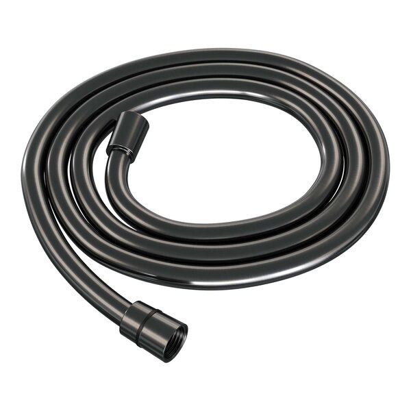 Brauer Brauer Gunmetal Editon Regendoucheset:  Thermostatische Inbouwkraan met Stopkranen, Gebogen Wandarm, Douchekop 30cm, Wandhouder met Wateruitlaat, 3-Standen Handdouche & Doucheslang - Set 10 - Draaiknoppen - PVD - Geborsteld Gunmetal