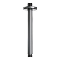 Brauer Brauer Gunmetal Editon Regendoucheset:  Thermostatische Inbouwkraan met 3-Weg Omstel, Plafondarm, Douchekop Ø20cm, Wandhouder met Wateruitlaat, 3-Standen Handdouche & Doucheslang - Set 35 - Draaiknoppen - PVD - Geborsteld Gunmetal