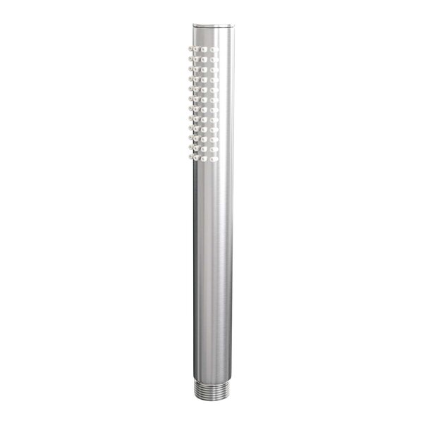 Brauer Brauer Brushed Editon Regendoucheset:  Thermostatische Inbouwkraan met 3-Weg Omstel, Gebogen Wandarm, Douchekop 20cm, Glijstang met Wateruitlaat, Staafhanddouche & Doucheslang - Set 39 - Draaiknoppen - PVD - Geborsteld RVS