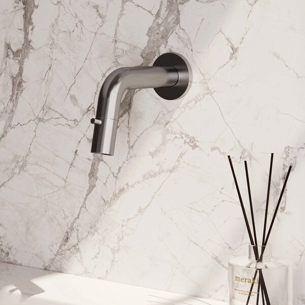 Brauer Brauer Brushed Edition Inbouw Fonteinkraan - Draaiknop - PVD - Geborsteld RVS