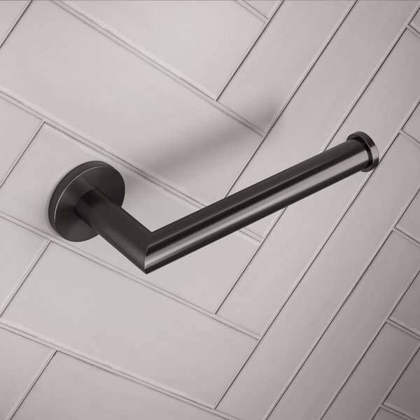 Brauer Brauer Gunmetal Edition Edition Toiletrolhouder - Wand - PVD - Geborsteld Gunmetal