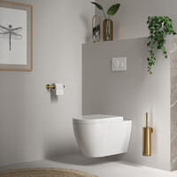 Brauer Brauer Gold Edition Edition Toiletrolhouder - Wand - PVD - Geborsteld Goud