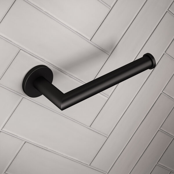 Brauer Brauer Black Edition Toiletrolhouder - Mat Zwart