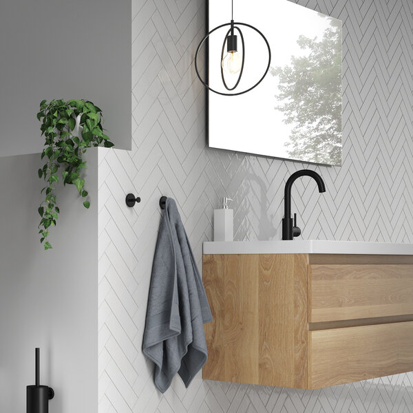 Brauer Brauer Black Edition Handdoekhaak - Mat Zwart