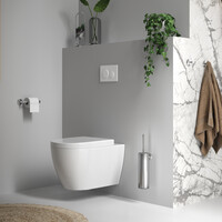Brauer Brauer Chrome Edition Toiletborstel met Borstelhouder, Toiletrolhouder & Handdoekhaak - Chrome