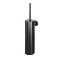 Brauer Brauer Gunmetal Edition Toiletborstel met Borstelhouder, Toiletrolhouder & Handdoekhaak - PVD - Geborsteld Gunmetal