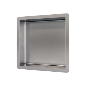 Brauer Edition Inbouwnis - 30x30cm - Geborsteld RVS