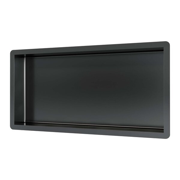 Brauer Brauer Gunmetal Edition Inbouwnis - 60x30cm - PVD - Geborsteld Gunmetal