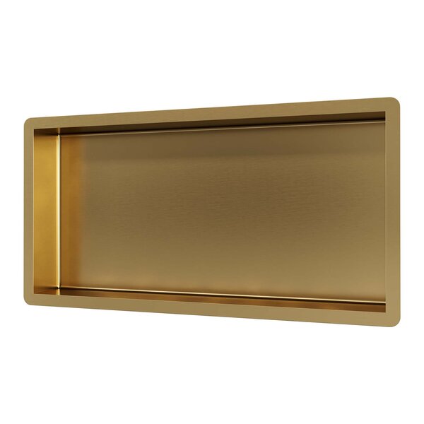 Brauer Brauer Gold Edition Inbouwnis - 60x30cm - PVD - Geborsteld Goud