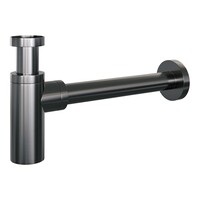 Brauer Brauer Gunmetal Edition Design Sifon - PVD - Geborsteld Gunmetal