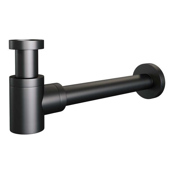 Brauer Brauer Black Edition Design Sifon Comfact - Mat Zwart