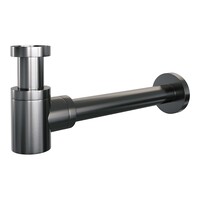 Brauer Brauer Gunmetal Edition Design Sifon Comfact - PVD - Geborsteld Gunmetal
