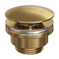 Brauer Brauer Gold Edition Open Afvoerplug - PVD - Geborsteld Goud