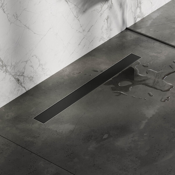 Brauer Brauer Black Edition Multifunctioneel Tegelinlegrooster - 80cm - Mat Zwart
