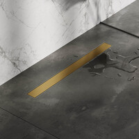 Brauer Brauer Gold Edition Multifunctioneel Tegelinlegrooster - 70cm - PVD - Geborsteld Goud