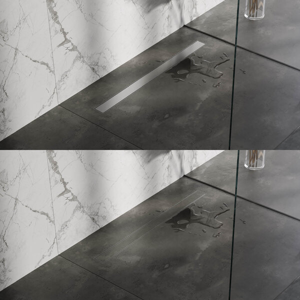 Brauer Brauer Brushed Edition Multifunctioneel Tegelinlegrooster - 90cm - PVD - Geborsteld RVS