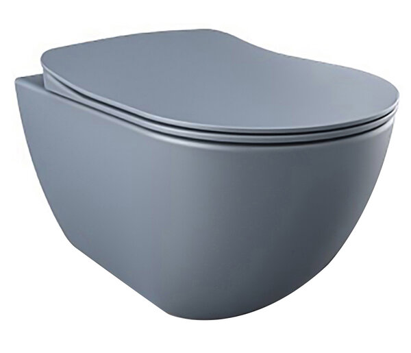 Creavit Creavit Rimoff Randloos Wandcloset - Mat Basalt