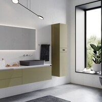 Creavit Creavit Rimoff Randloos Wandcloset met Bidet (Sproeier) en Warm/Koud Waterkraan - Mat Zwart