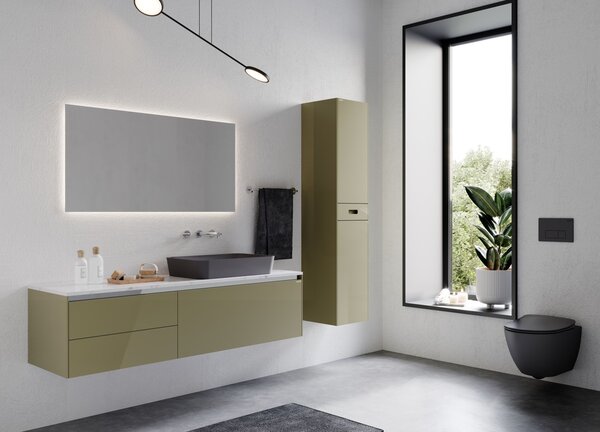 Creavit Creavit Rimoff Randloos Wandcloset met Bidet (Sproeier) en Warm/Koud Waterkraan - Mat Zwart