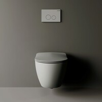 Creavit Creavit Toiletzitting met Soft-Close en Quick Release - Koel Grijs