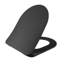 Creavit Creavit Toiletzitting met Soft-Close en Quick Release - Mat Antraciet