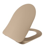 Creavit Creavit Toiletzitting met Soft-Close en Quick Release - Mat Cappuccino