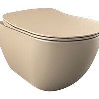 Creavit Creavit Design Wandcloset met Spoelrand - Mat Cappuccino