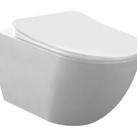 Creavit Creavit Design Wandcloset met Spoelrand en Bidet (Sproeier) - Mat Wit