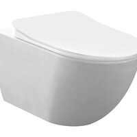 Creavit Creavit Design Wandcloset met Spoelrand en Bidet (Sproeier) - Wit