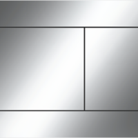 TECE TECE Now Toilet Bedieningsplaat voor DuoSpoeling - Chrome