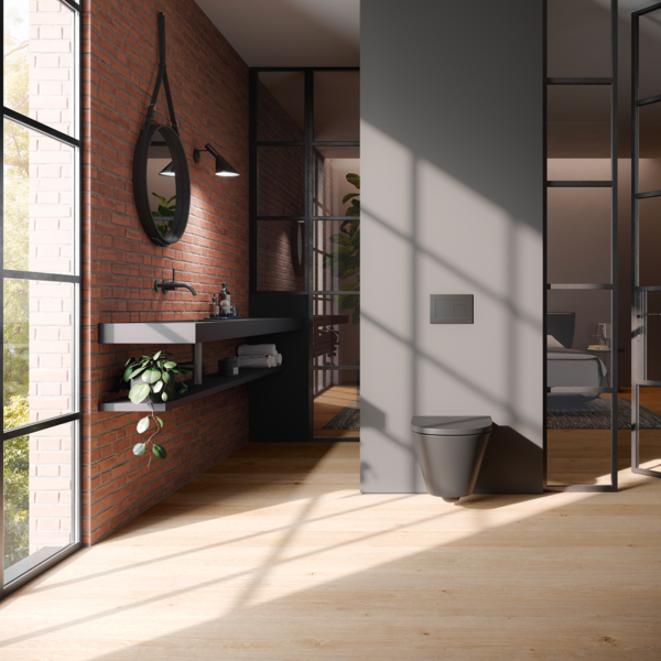 TECE TECE Velvet Toilet Bedieningsplaat met Fenix NTM voor DuoSpoeling - Beige Arizona
