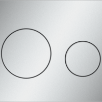 TECE TECE Loop Toilet Bedieningsplaat voor DuoSpoeling - Mat Chrome