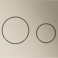 TECE TECE Loop Toilet Bedieningsplaat voor DuoSpoeling - Metallic Nikkel