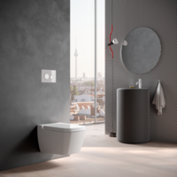 TECE TECE Loop Toilet Bedieningsplaat voor DuoSpoeling - Chrome